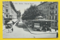 Preview: Postcard PC Geneva / Molard Square / 1920s / Bus – Cars – Oldtimer – Kiosk